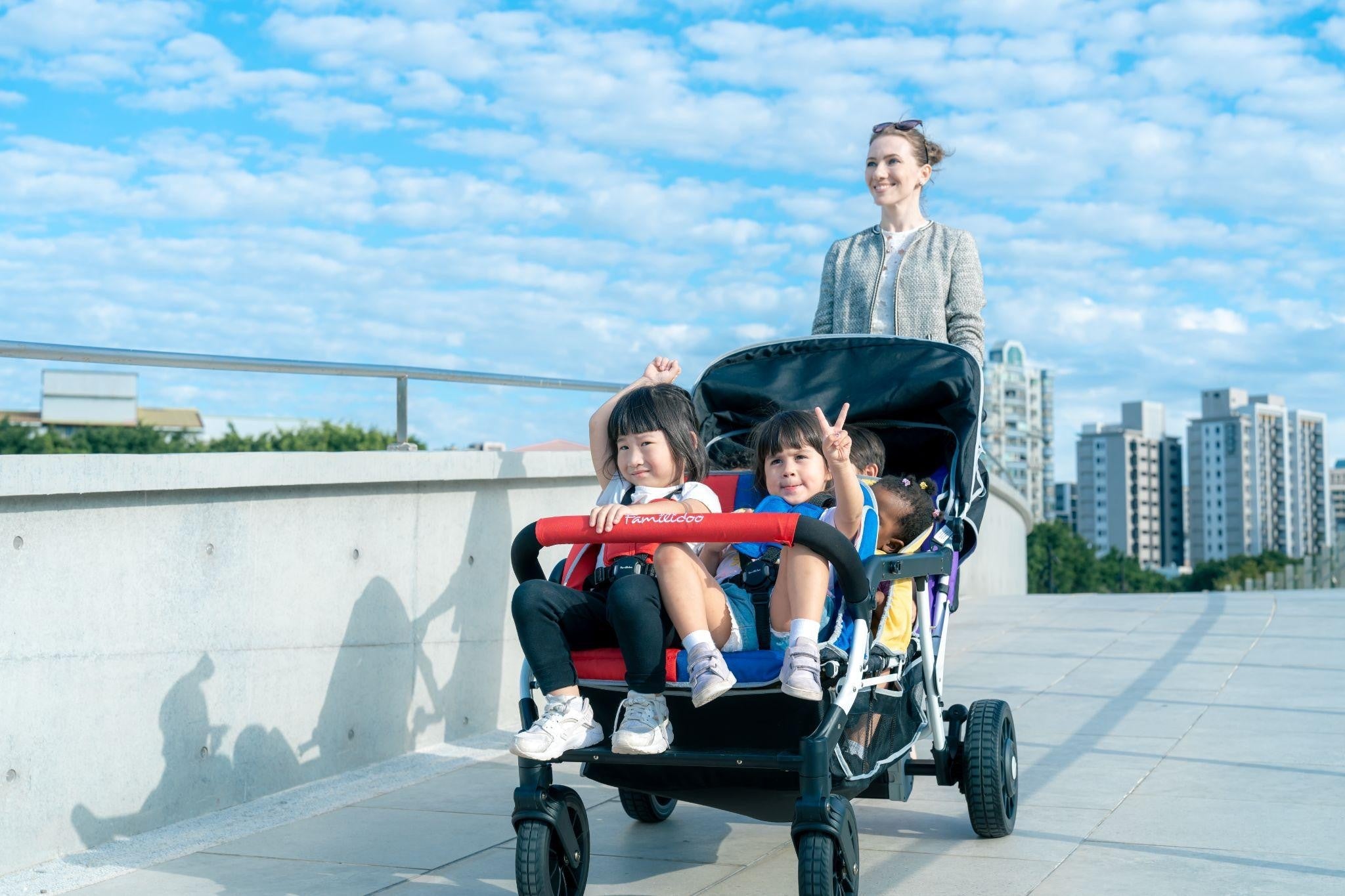 electric assist stroller