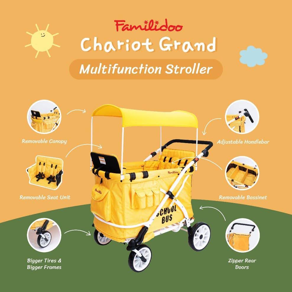 Make Your Family Outing Convenient with Four Seater and Triple Pushchair Wagons