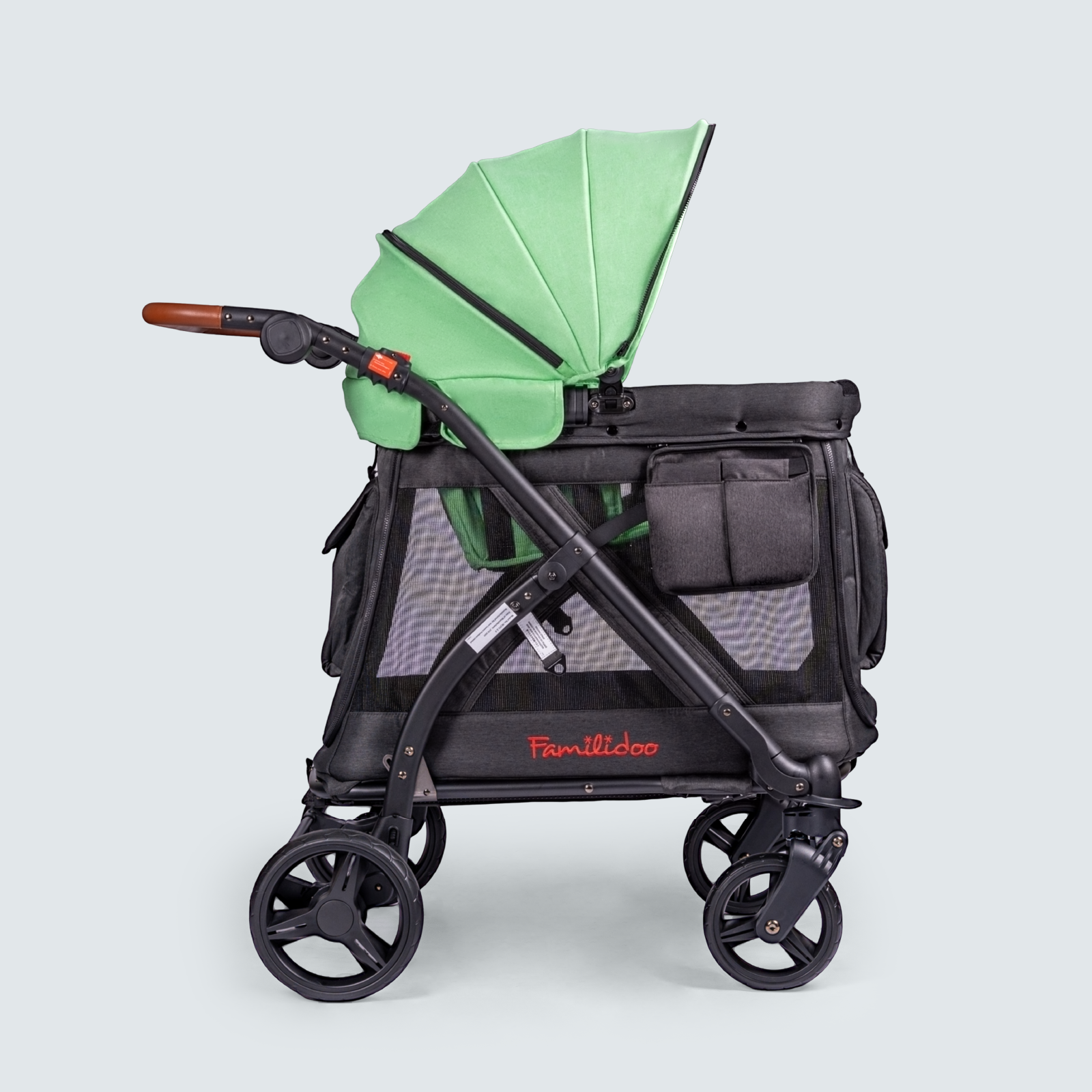green travel system stroller MJ01 2.0 Stroller Wagon with Removable Bassinet, Seat & Snack Tray