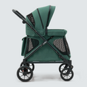 Q1 2.0 Stroller Wagon | Emerald Green, Included Rain Cover And Travel Bag
