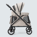 Q1 2.0 Stroller Wagon | Ash Rose, Included Rain Cover And Travel Bag