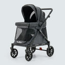 Q1 2.0 Stroller Wagon | Charcoal Gray, Included Rain Cover And Travel Bag