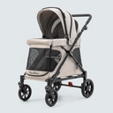 Q1 2.0 Stroller Wagon | Ash Rose, Included Rain Cover And Travel Bag