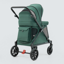 Q1 2.0 Stroller Wagon | Emerald Green, Included Rain Cover And Travel Bag
