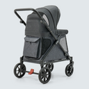 Q1 2.0 Stroller Wagon | Charcoal Gray, Included Rain Cover And Travel Bag