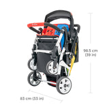 4 seat stroller quad stroller