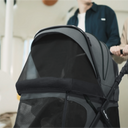 Q1 2.0 Stroller Wagon | Charcoal Gray, Included Rain Cover And Travel Bag