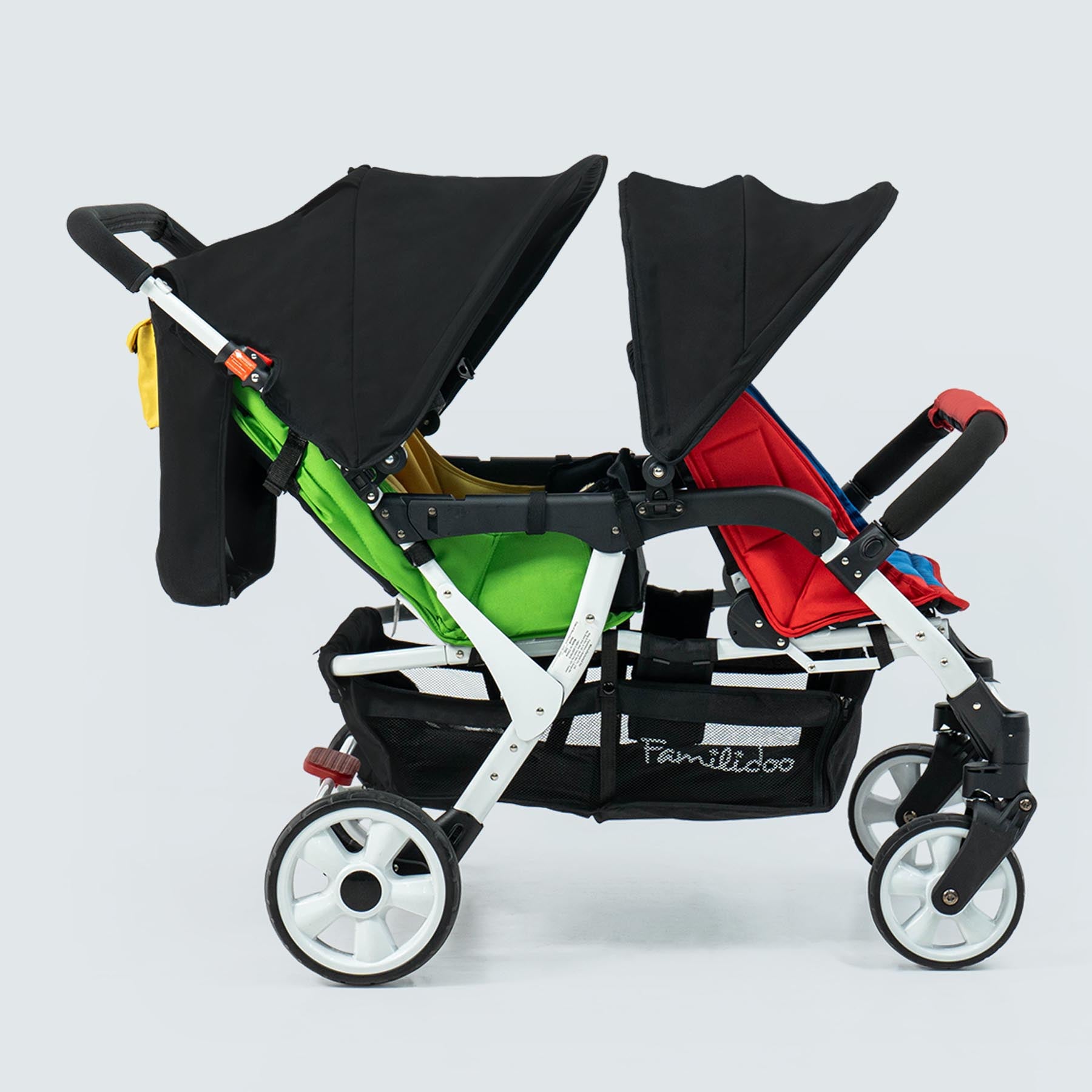 スマイルファミリー H4E 4-Seater Stroller | Multi-Color – Familidoo Products Corp