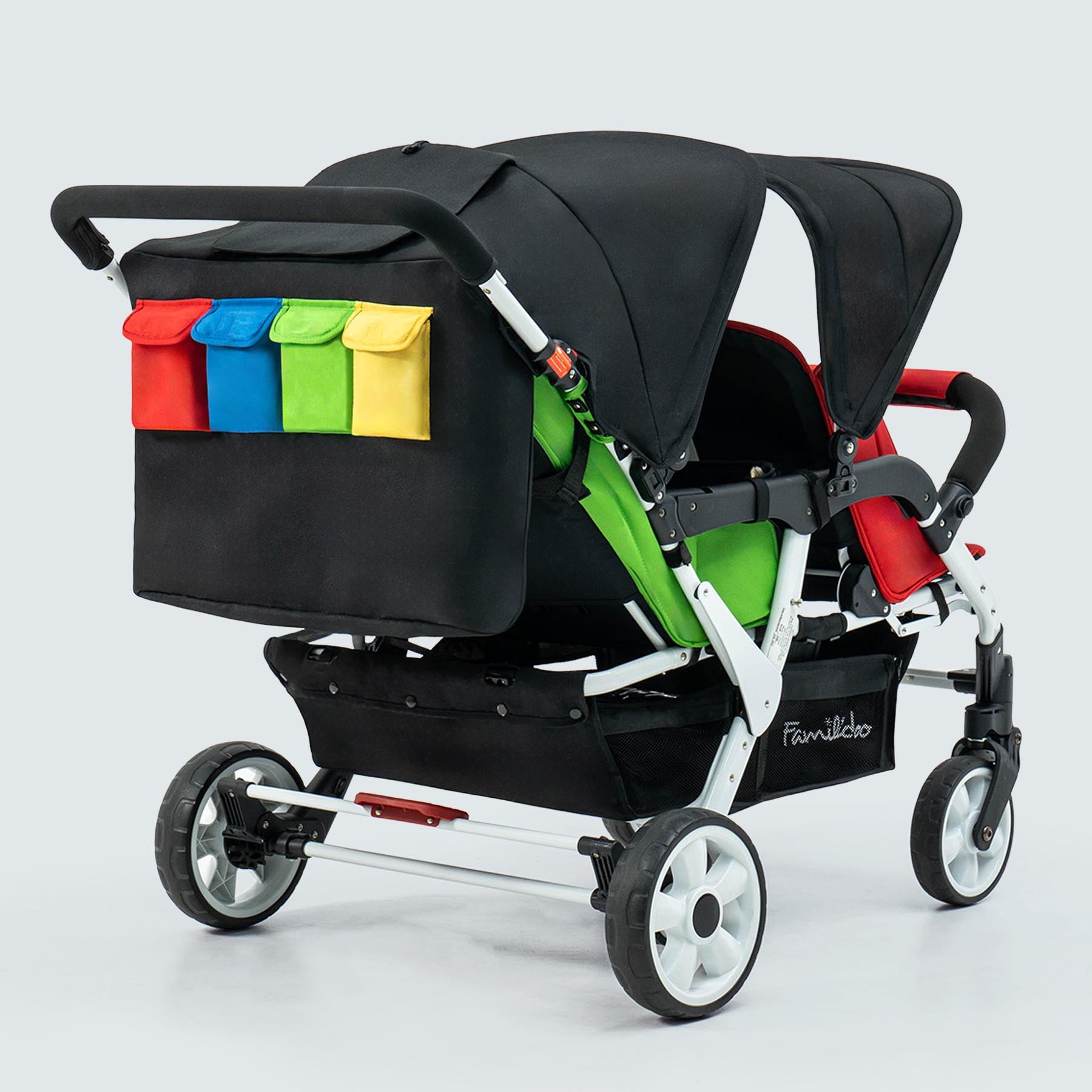 スマイルファミリー H4E 4-Seater Stroller | Multi-Color – Familidoo Products Corp