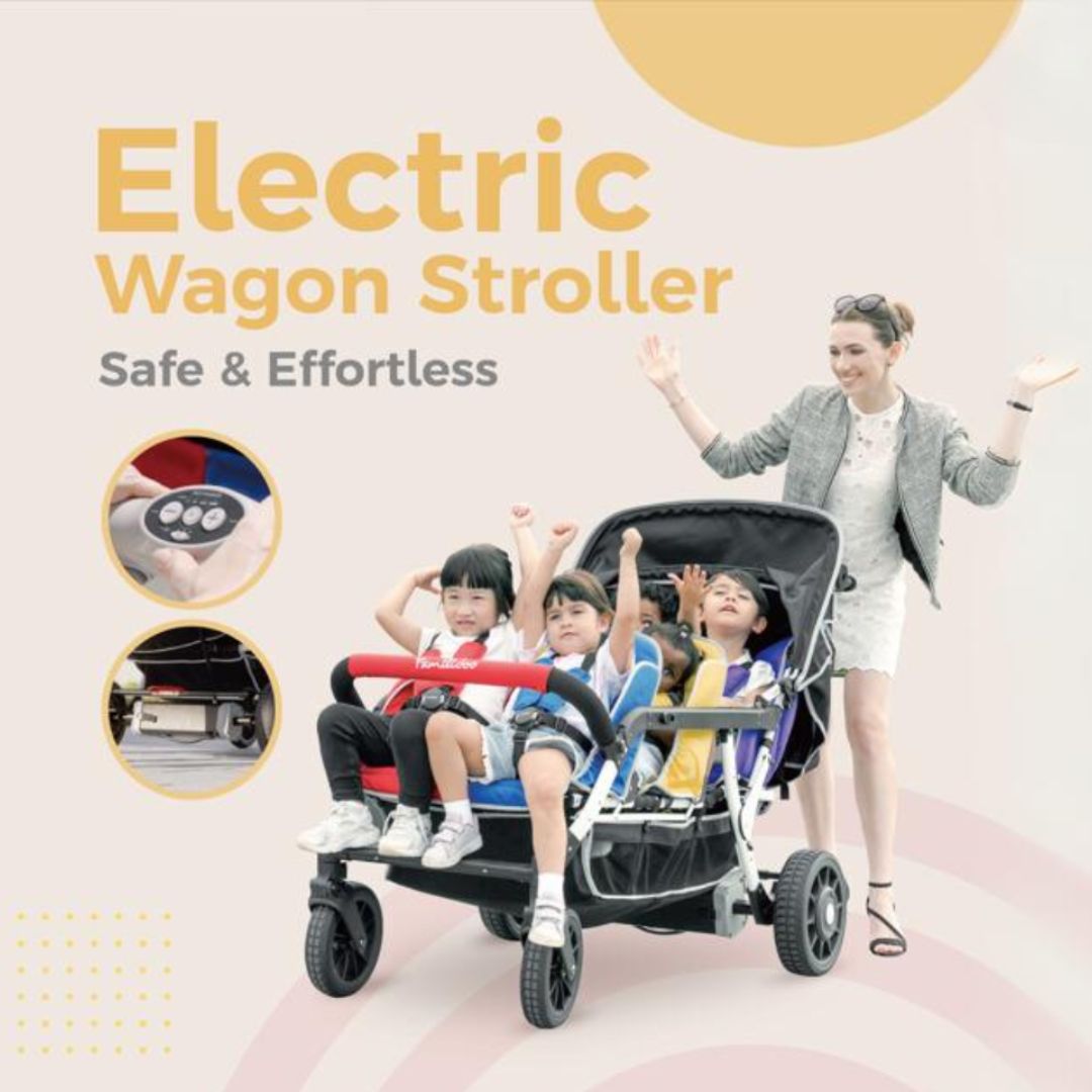 Motorized Stroller Wagon Quad Stroller More Daycare Essentials familidoo