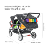 H6E 6-Seater Stroller