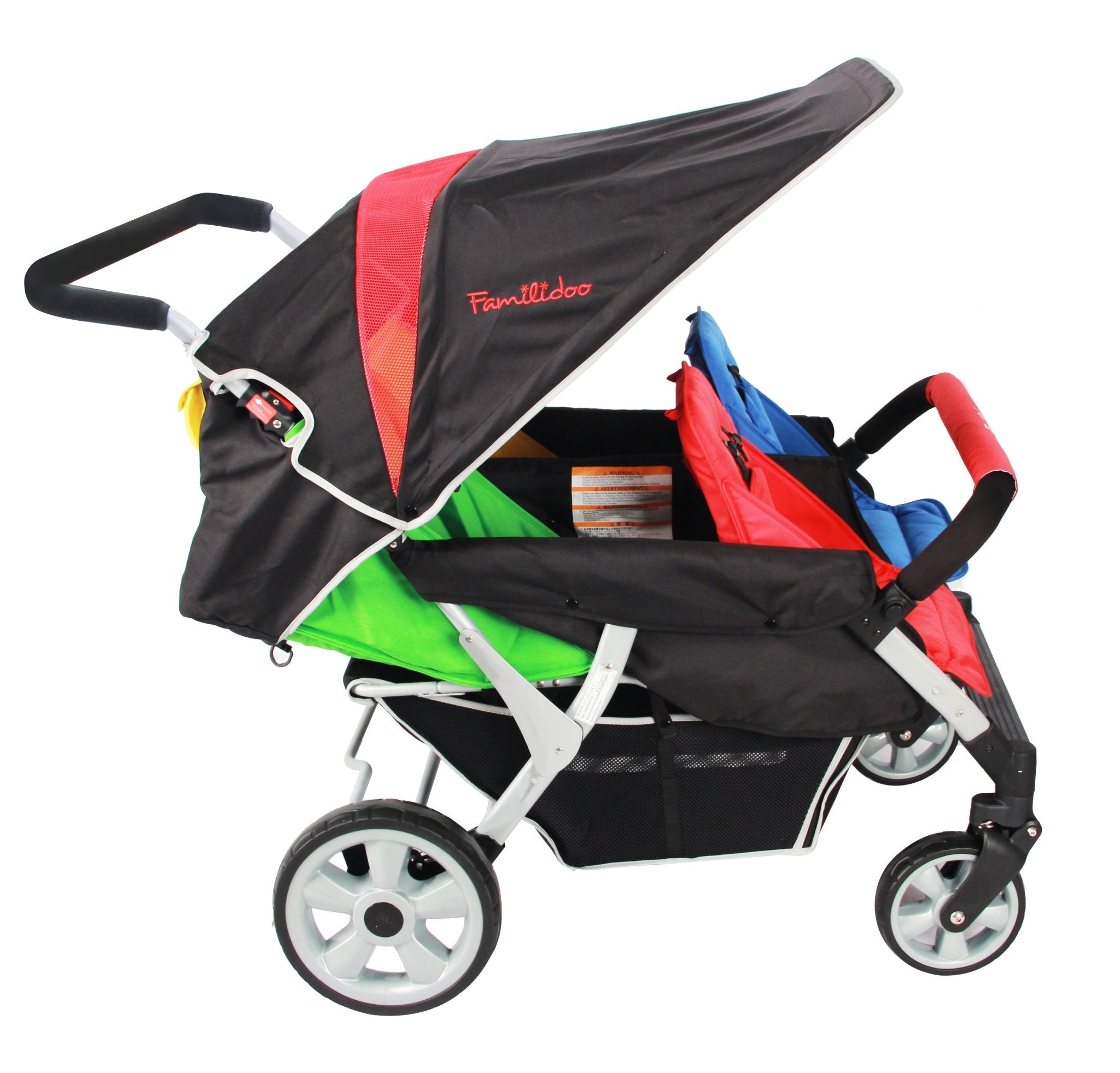 Umbrella Stroller Familidoo H3E Triple Stroller Reclining