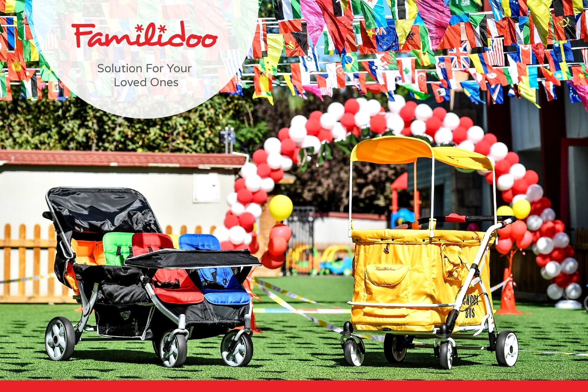 Familidoo quad best sale wagon